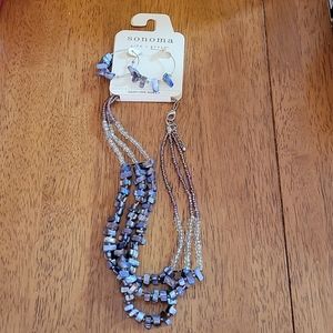 Necklace and earrings set